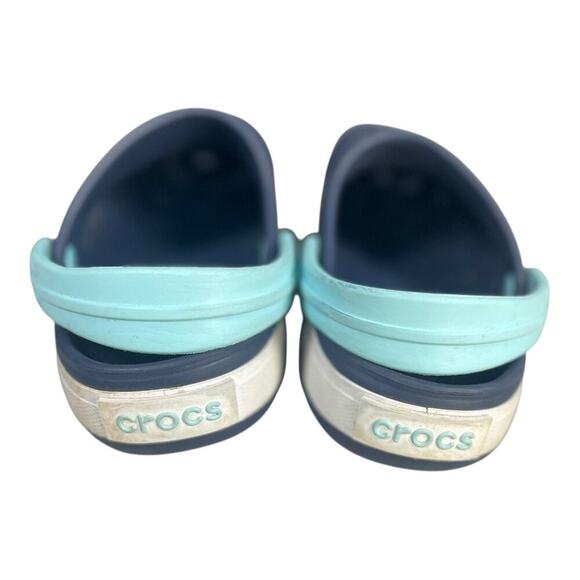 Crocs Youth Crocband Navy Blue Clogs Size-Youth 1 - Picture 5 of 9